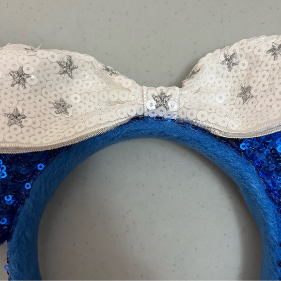 Disney American Patriotic Fourth of July Blue with White Star Ears One Size